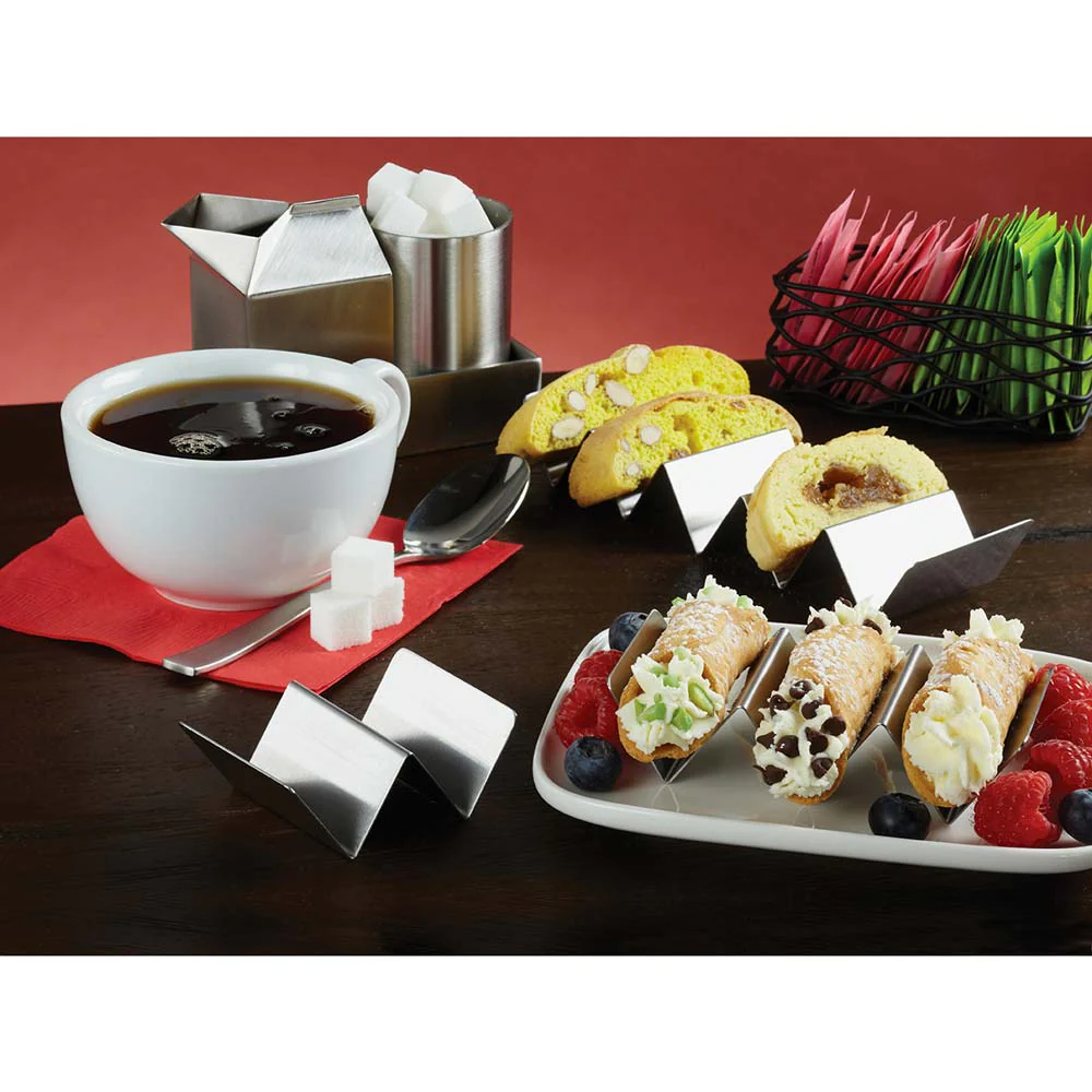 American Metalcraft MTSH5 Mini Taco Holder w/ 4 or 5 Compartments - Image 2