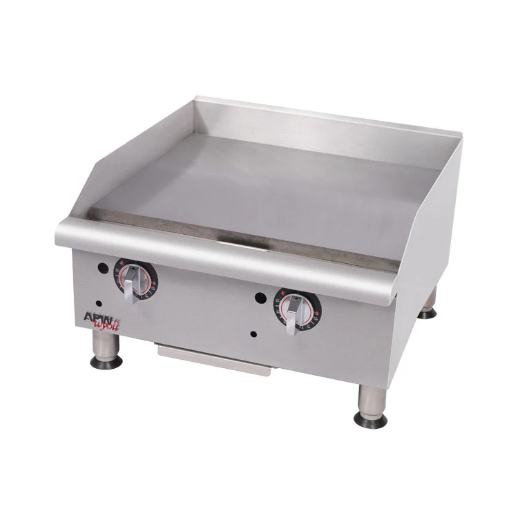 APW GGM-36I Workline Series Griddle, Natural Gas, 3 Burners, 36"