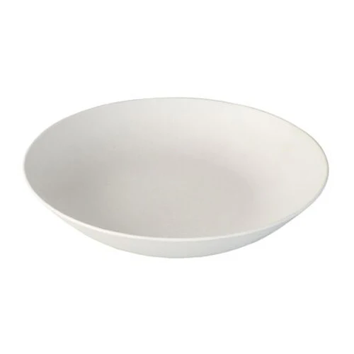 Arcata 070044 Bamboo Fibre Deep Plate, Sand, 40 oz.