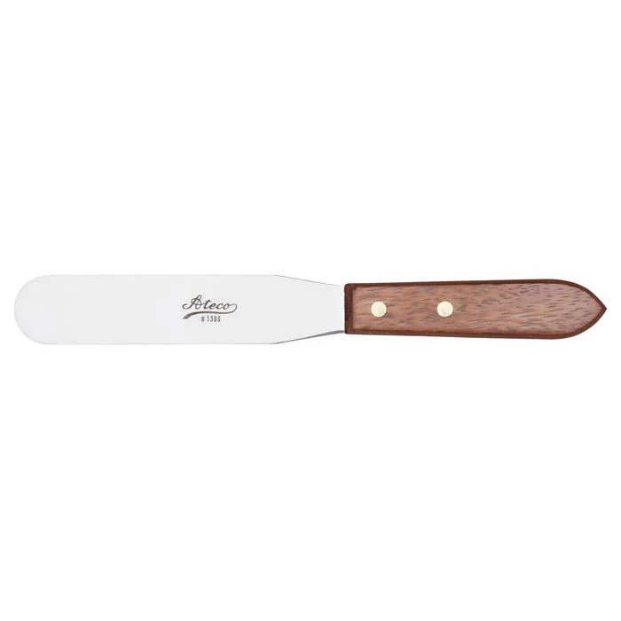 Ateco 1386 Pastry Spatula w/ Wood Handle, 6"
