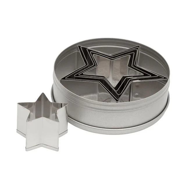 Ateco 7805 6-Piece Star Cutter Set