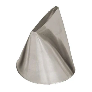 Ateco 789 Extra Large Tube / Decorating Tip, Ribbon, 1.8"