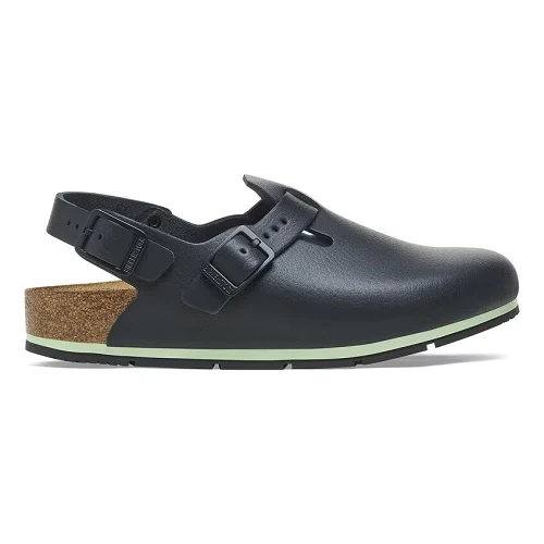 Birkenstock Tokio Pro Clog, Black Leather, Women's 9-9.5 / Men's 7-7.5, Narrow - Image 4