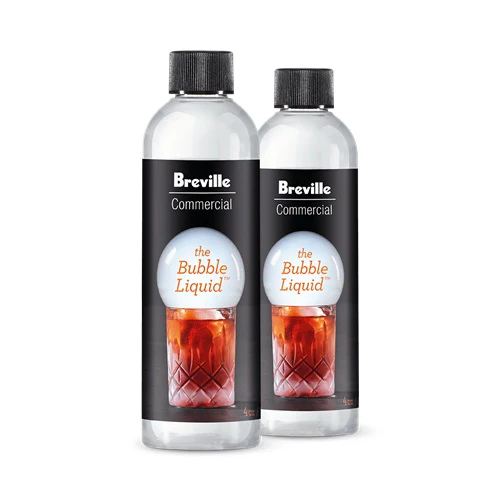 Breville Commercial CSM002CLR0NNA1 The Smoke Bubble Refill Kit for The Smoking Gun, 2 Bottles
