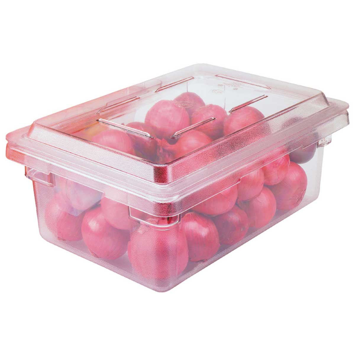 Cambro 12186CW467 Camwear Food Box, Safety Red, 3 gal. - Image 3