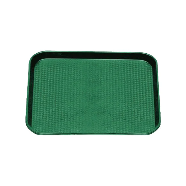 Cambro 1418FF119 Fast Food Tray, Sherwood Green, 18" x 14" - Image 2