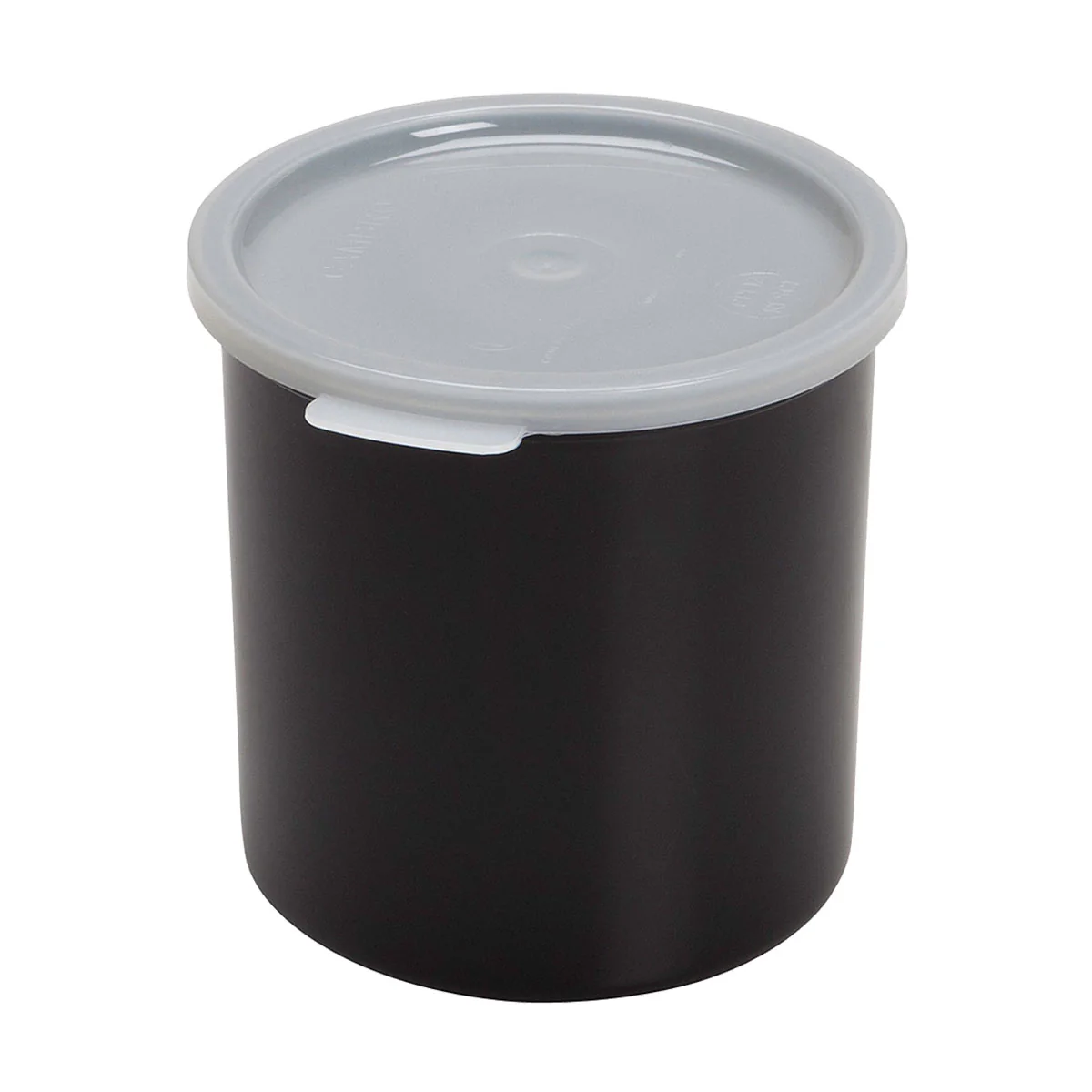 Cambro CP12110 Crock w/ Lid, Black, 1.2 qt.