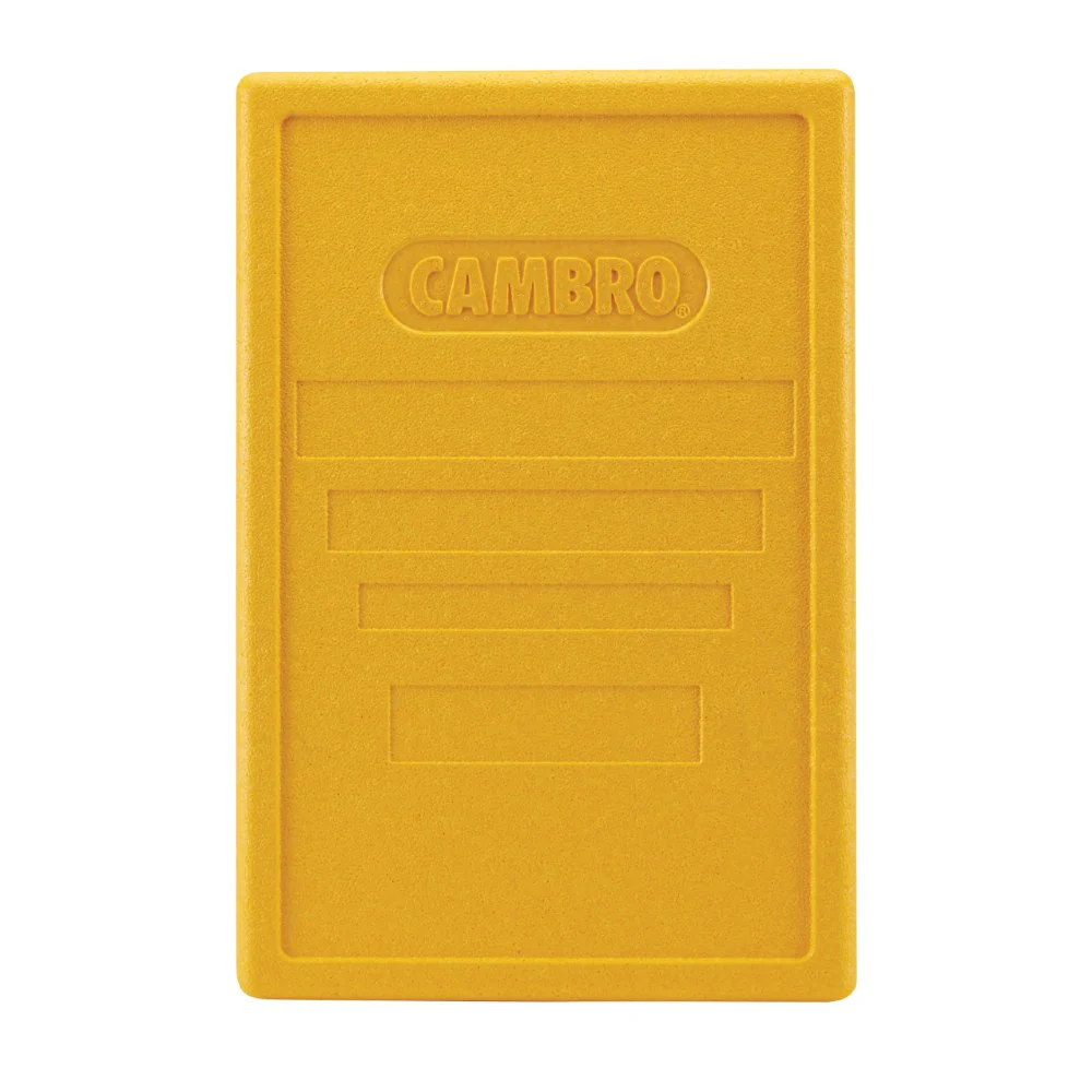 Cambro EPP180LID361 Cam GoBox Insulated Food Pan Carrier Lid, Yellow