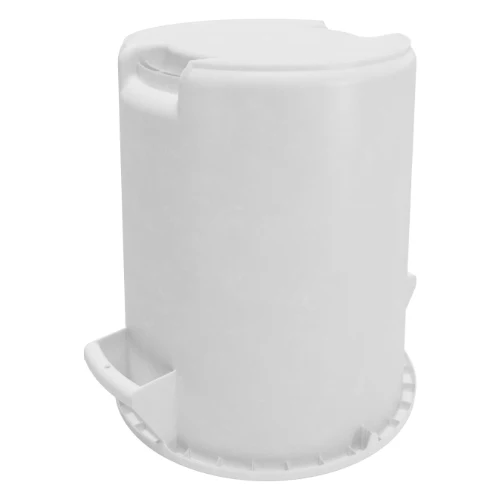 Carlisle 84101002 Bronco Round Waste Bin / Food Container, White, 10 gal. - Image 3