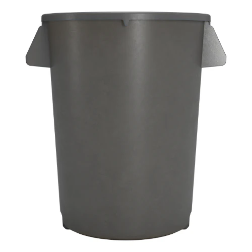 Carlisle 84102023 Bronco Round Waste Bin / Food Container, Gray, 20 gal. - Image 2