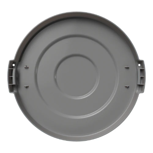 Carlisle 84102123 Bronco Round Waste Trash Can Lid, Gray, 20 gal. - Image 4