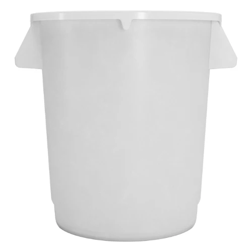 Carlisle 84104402 Bronco Round Waste Bin / Food Container, White, 44 gal. - Image 2