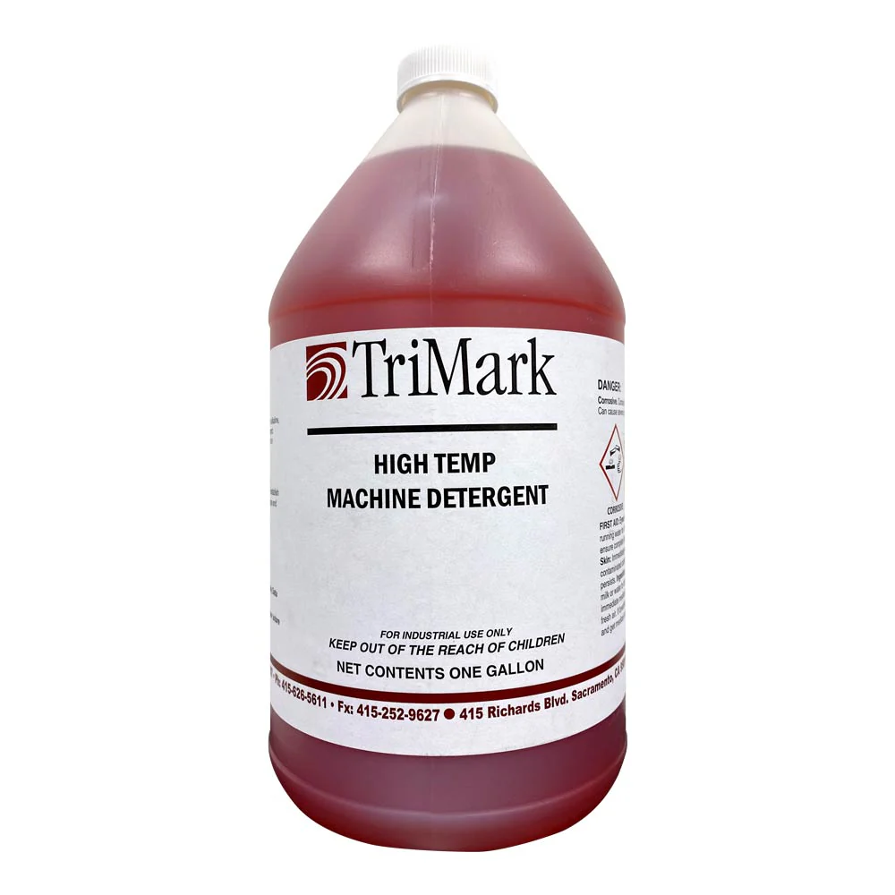 Detergent for High Temperature Dishwashing Machine, 1 gal.