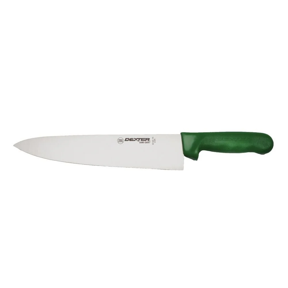 Dexter S145-10G-PCP Sani-Safe Chef's Knife, Green, 10"