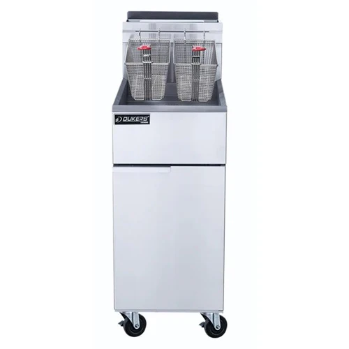 Dukers DCF4-LPG Floor Fryer, LP Gas, 50 lb. cap. - Image 2