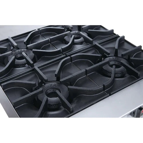 Dukers DCHPB36 Countertop Hotplate w/ Six Burners, Natural Gas, 36" - Image 6