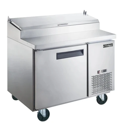Dukers DPP44-6-S1 Single Door Pizza Prep Table Refrigerator, 44" x 31-1/2"
