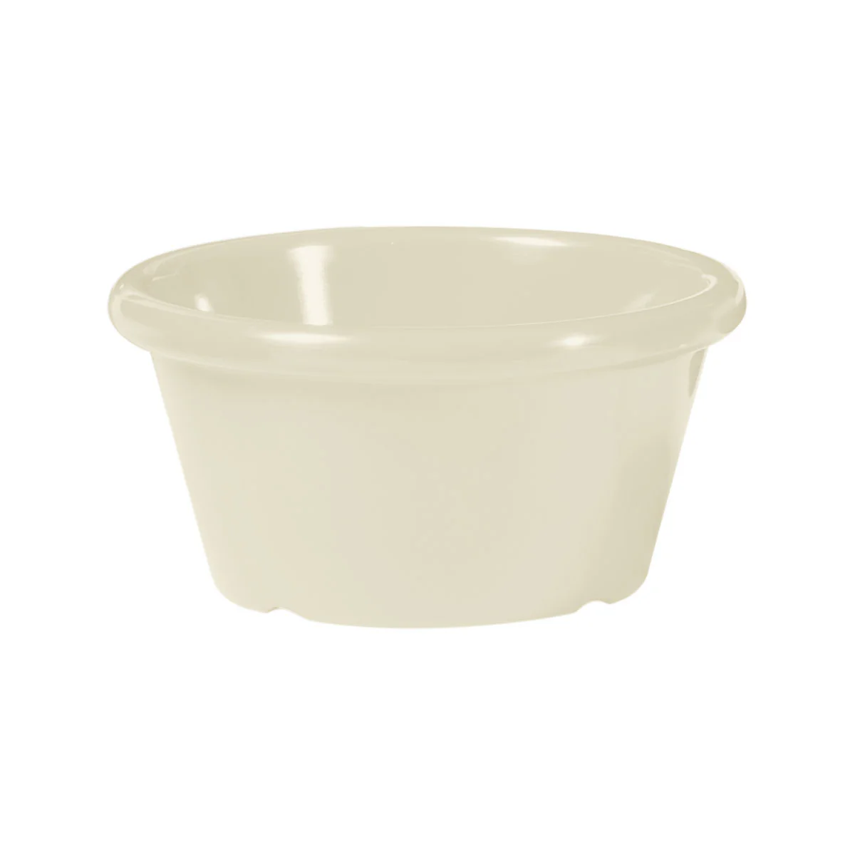 GET S-660-IV Smooth Melamine Ramekin, Ivory, 6 oz., Case of 4 dz.