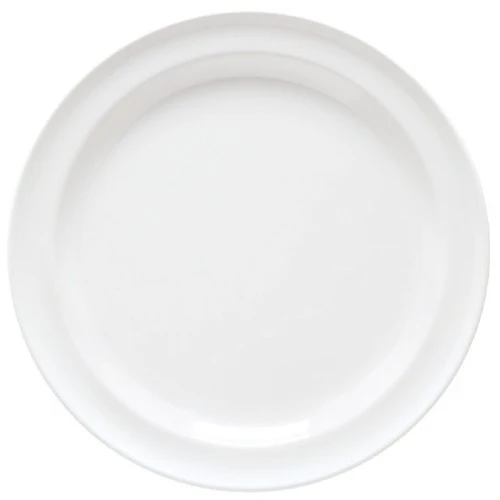 GET SPDP507W Supermel Dessert Plate, 7-1/4" Round, Case of 12