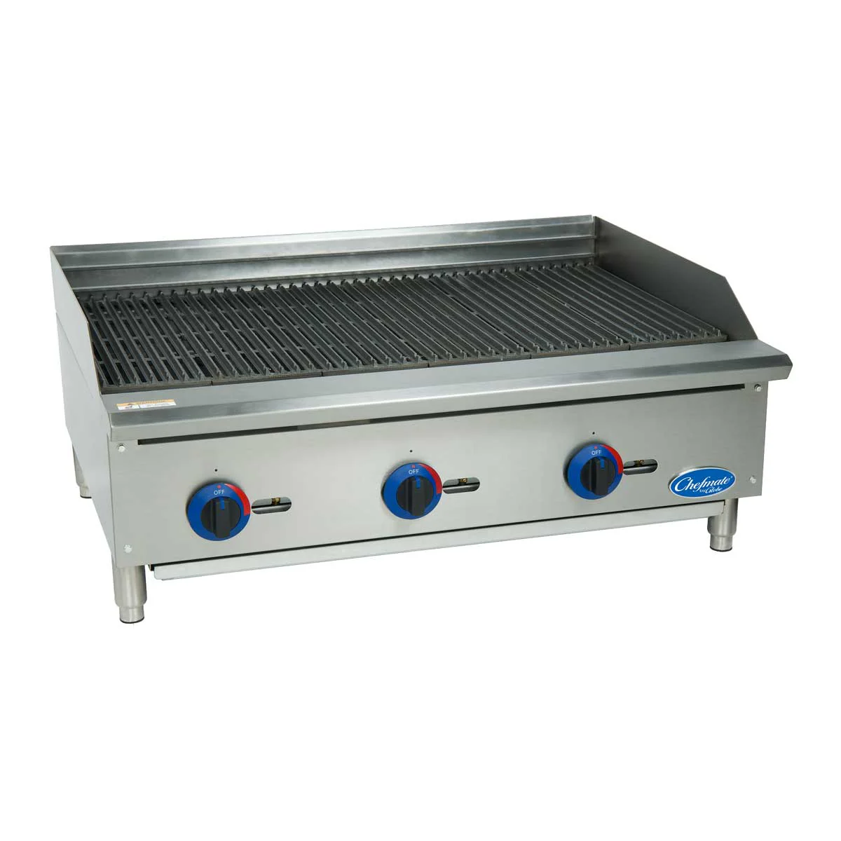 Globe C36CB-SR Chefmate Gas Charbroiler w/ Stainless Steel Radiants, 36"