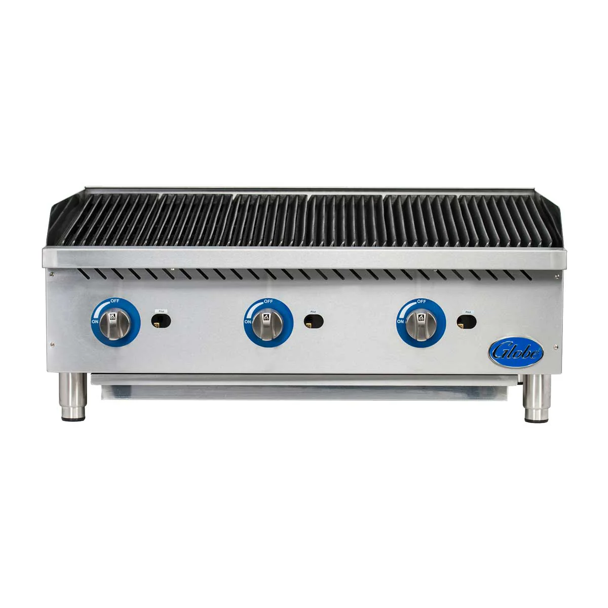 Globe GCB36G-RK Gas Countertop Charbroiler w/ Char Rock Kit, 36" - Image 2