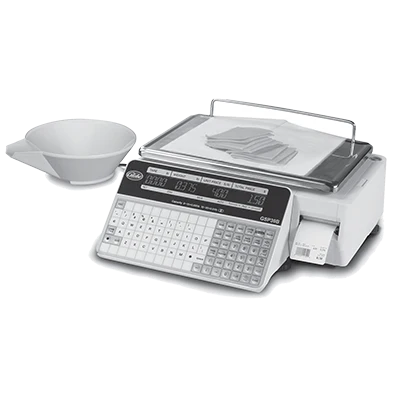 Globe GSP30B Scale w/ Label Printer, LCD Display
