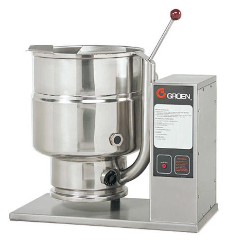 Groen TDB40 Electric Countertop Tilting Steam Kettle, Advanced Controls, 2/3 Jacketed, 10 Gallon