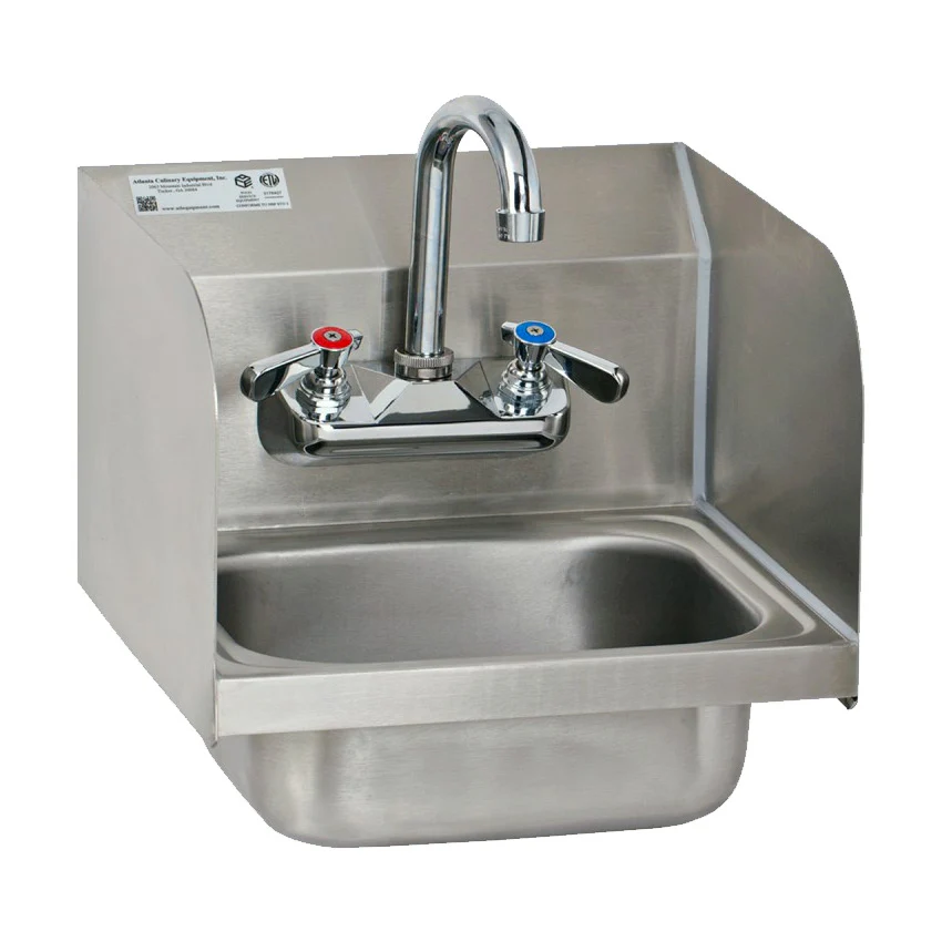 GSW HS-1615S Wall Mount Hand Sink w/ Welded Splash Guards