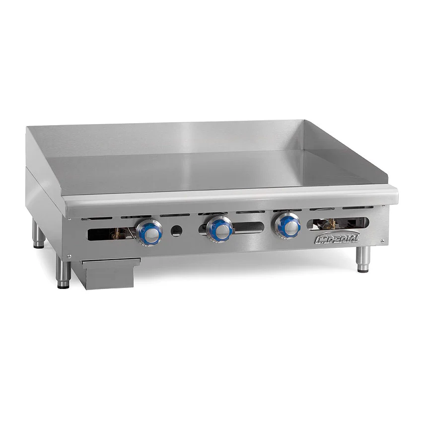 Imperial ITG-36 Countertop Griddle, Natural Gas, 3 Burners, 36"