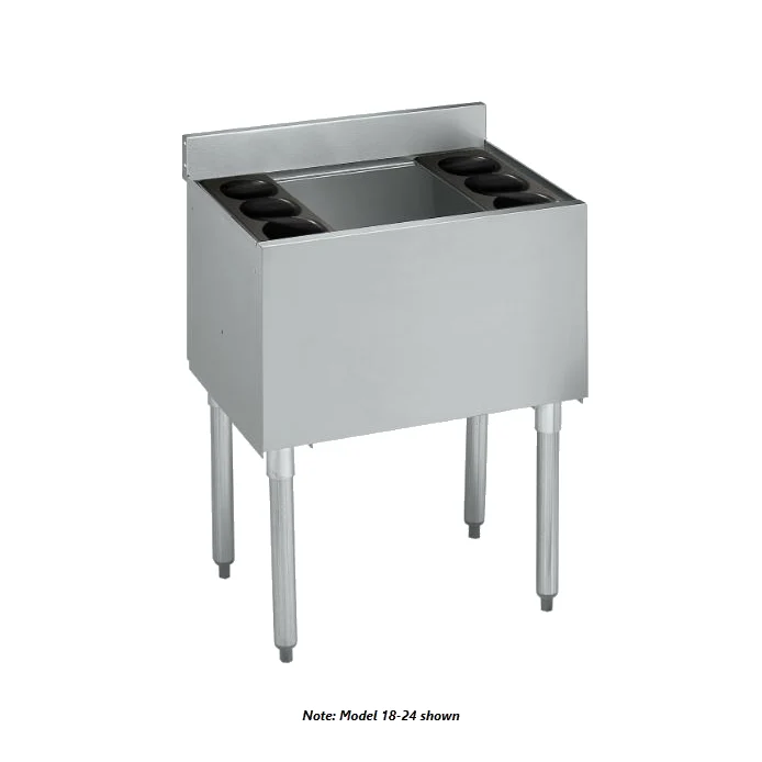 Krowne 18-36-7 1800 Series Underbar Ice Bin / Cocktail Unit w/ Cold Plate, 36"