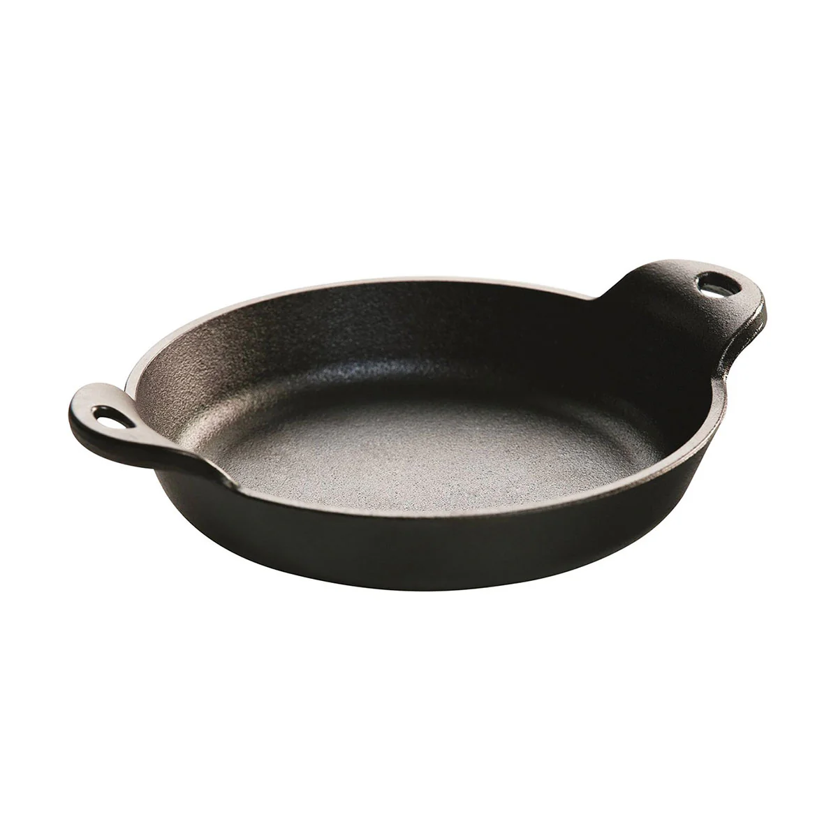 Lodge HMSRD Heat-Treated Cast Iron Round Mini Server, Seasoned, 14 oz.