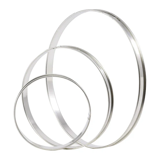 Matfer 371704 Stainless Steel Tart / Flan Ring, 3", Pack of 6