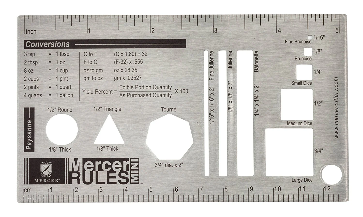 Mercer M33243 Mini Stainless Steel Culinary Tool - Image 2