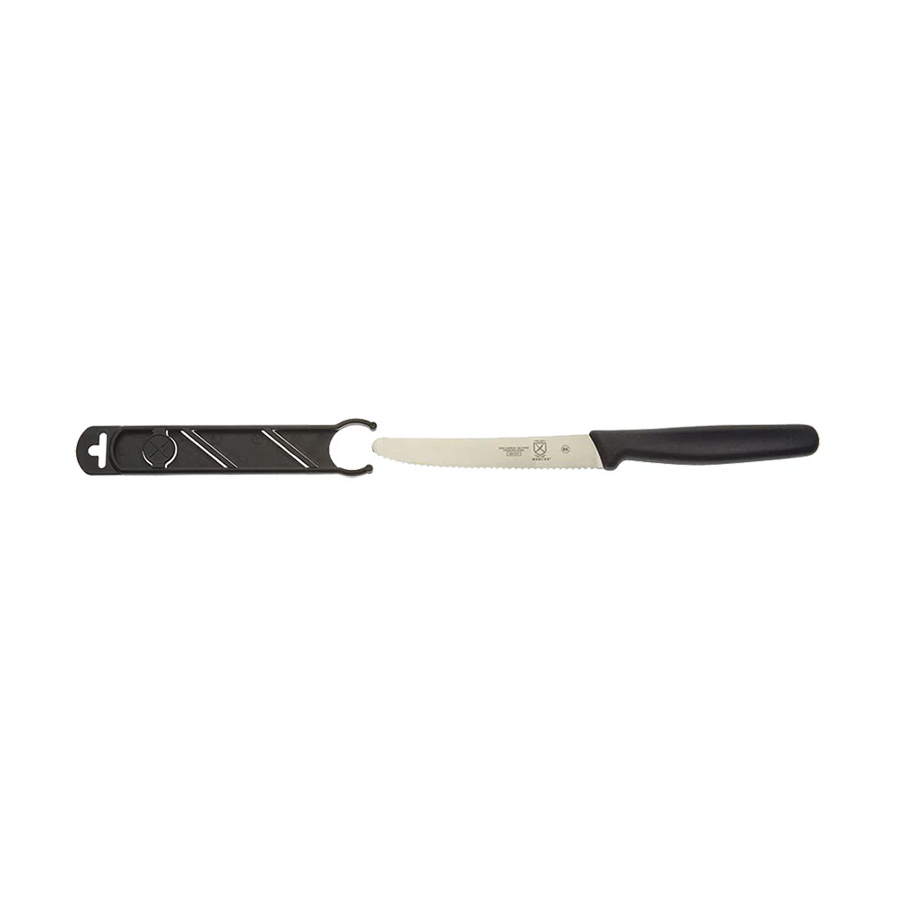 Mercer M33932B Tomato Knife, Black, 4-1/4"