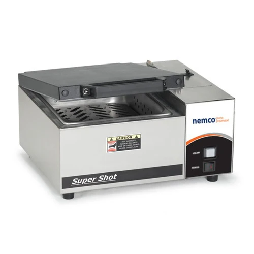 Nemco 6600 Super Shot Countertop Steamer, Electric, Half Size Pan