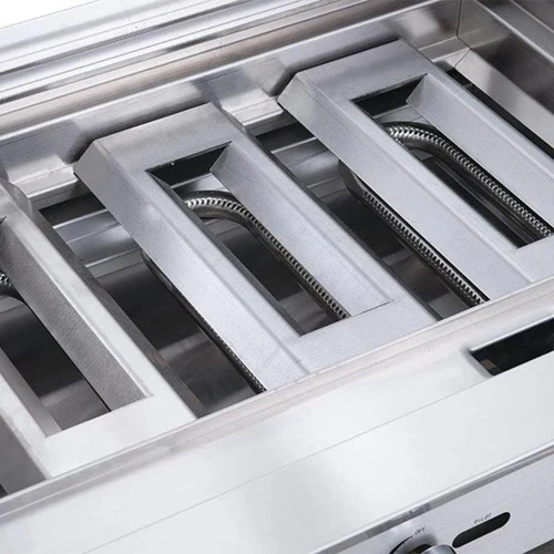 Dukers DCCB24 Gas Countertop Charbroiler, Radiant, 2 Burners, 24" - Image 8