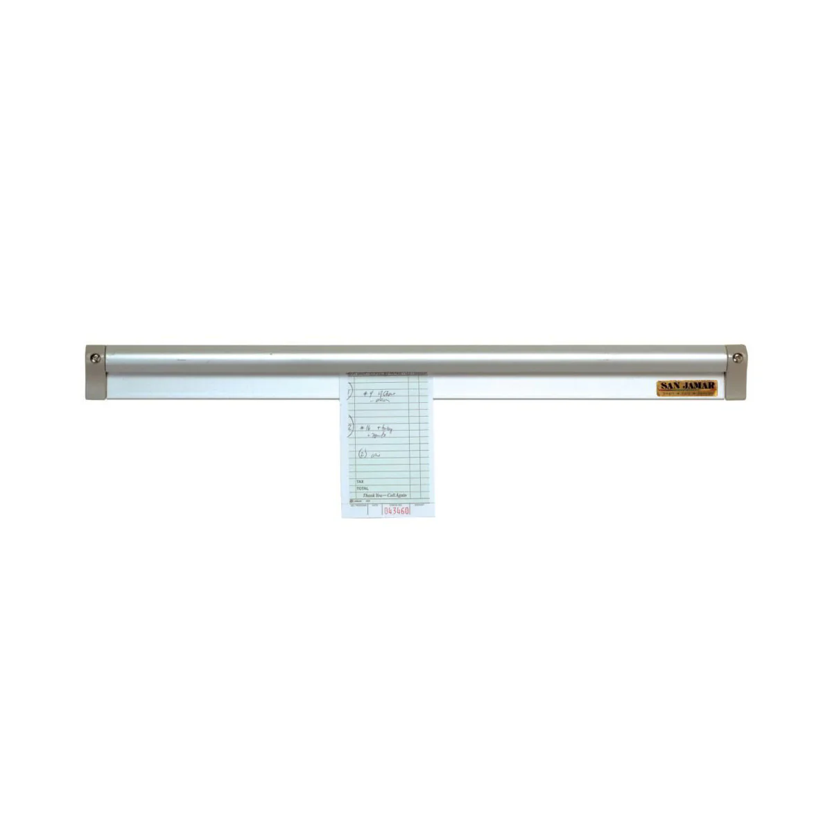 San Jamar CK6536A Restaurant Slide Check Rack / Ticket Holder, 36"
