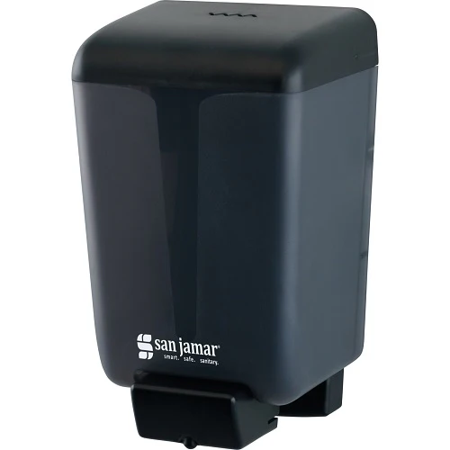 San Jamar SN46TBK Classic Wall Mount Liquid Soap Dispenser, 46 oz.