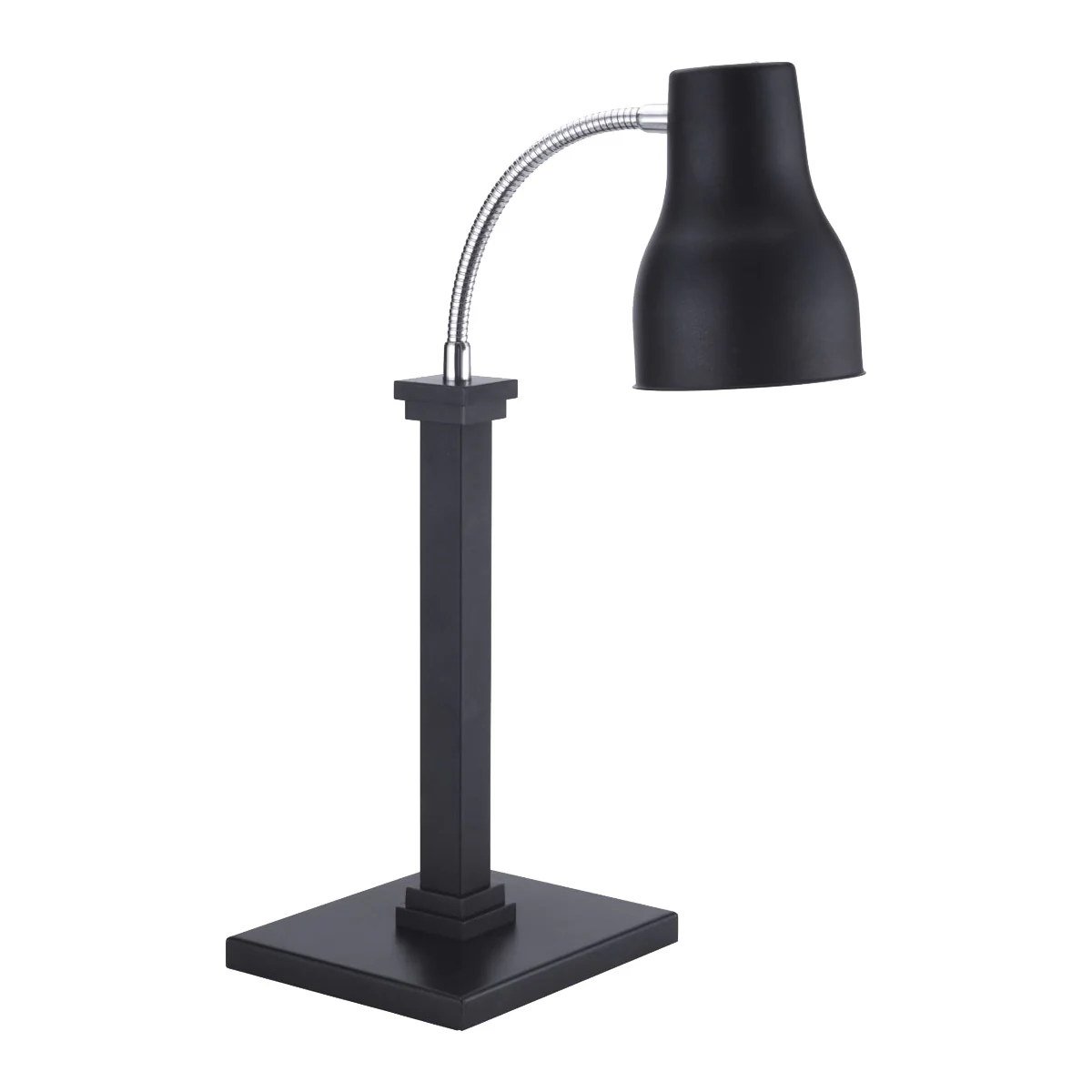 Spring 2791-6EB Single Adjustable Arm Heat Lamp, Matte Black