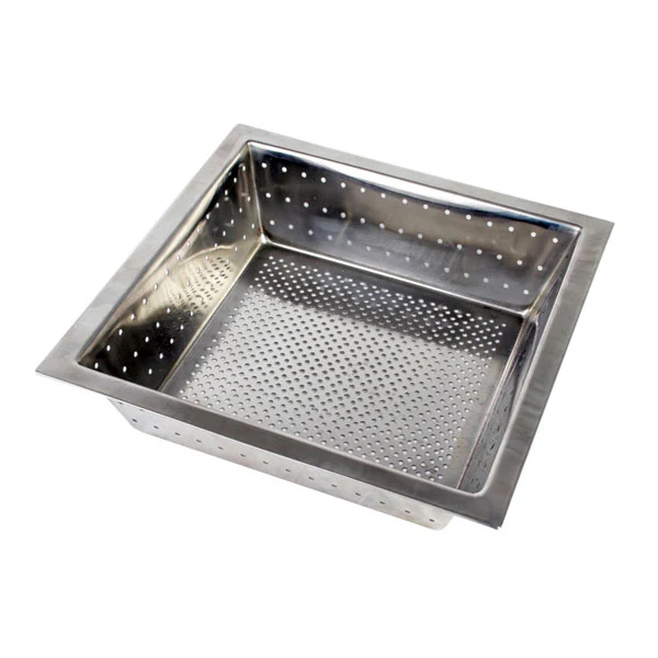 Stainless Steel Floor Drain Basket, 10" x 10"
