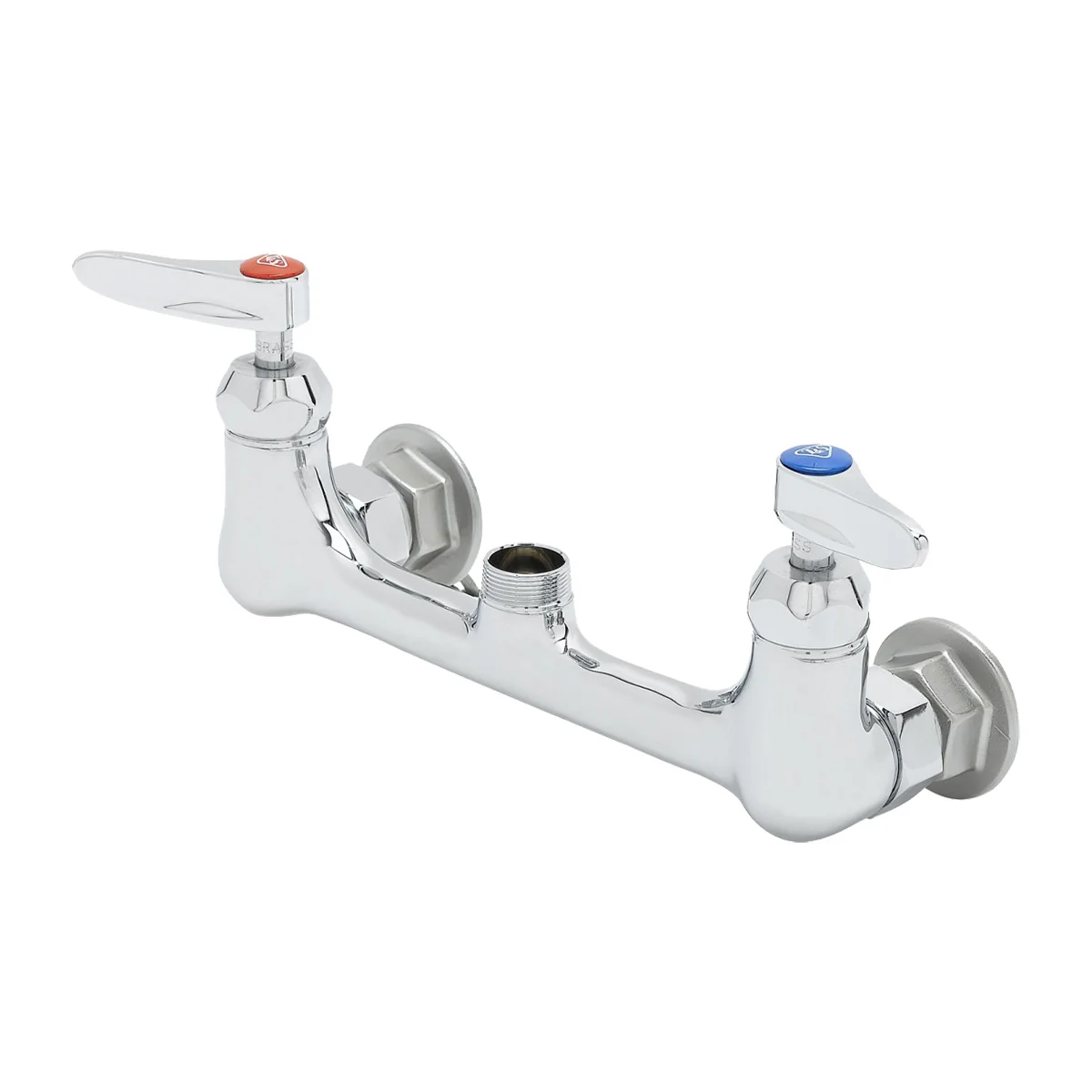 T&S Brass B-0230-CR-LN Wall Mount Faucet Base, 8"