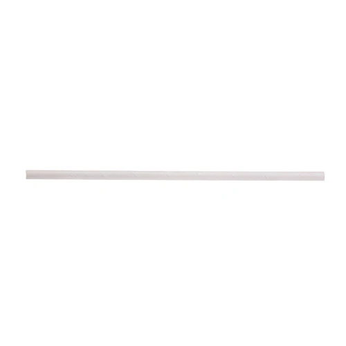 Tablecraft 100128 Unwrapped Paper Straws, 7-3/4", Paper, White, Pack of 500