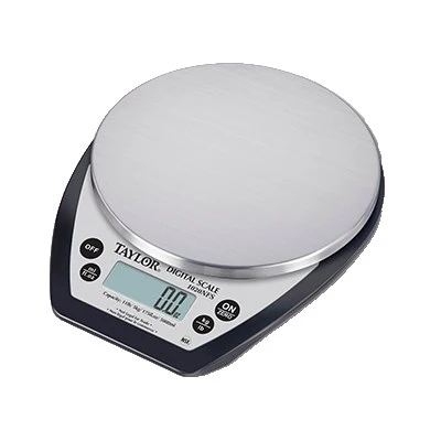 Taylor 1020NFS Digital Aquatronic Portion Control Scale, 11 lb. x 0.1 oz. / 5 kg x 1g cap.