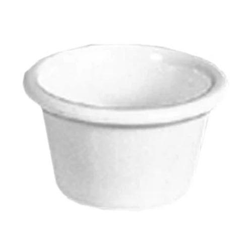 Thunder Group ML535B Smooth Ramekin, Bone White, 2 oz.