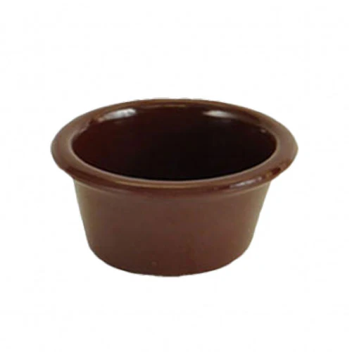 Thunder Group ML539C1 Smooth Ramekin, Chocolate, 6 oz.