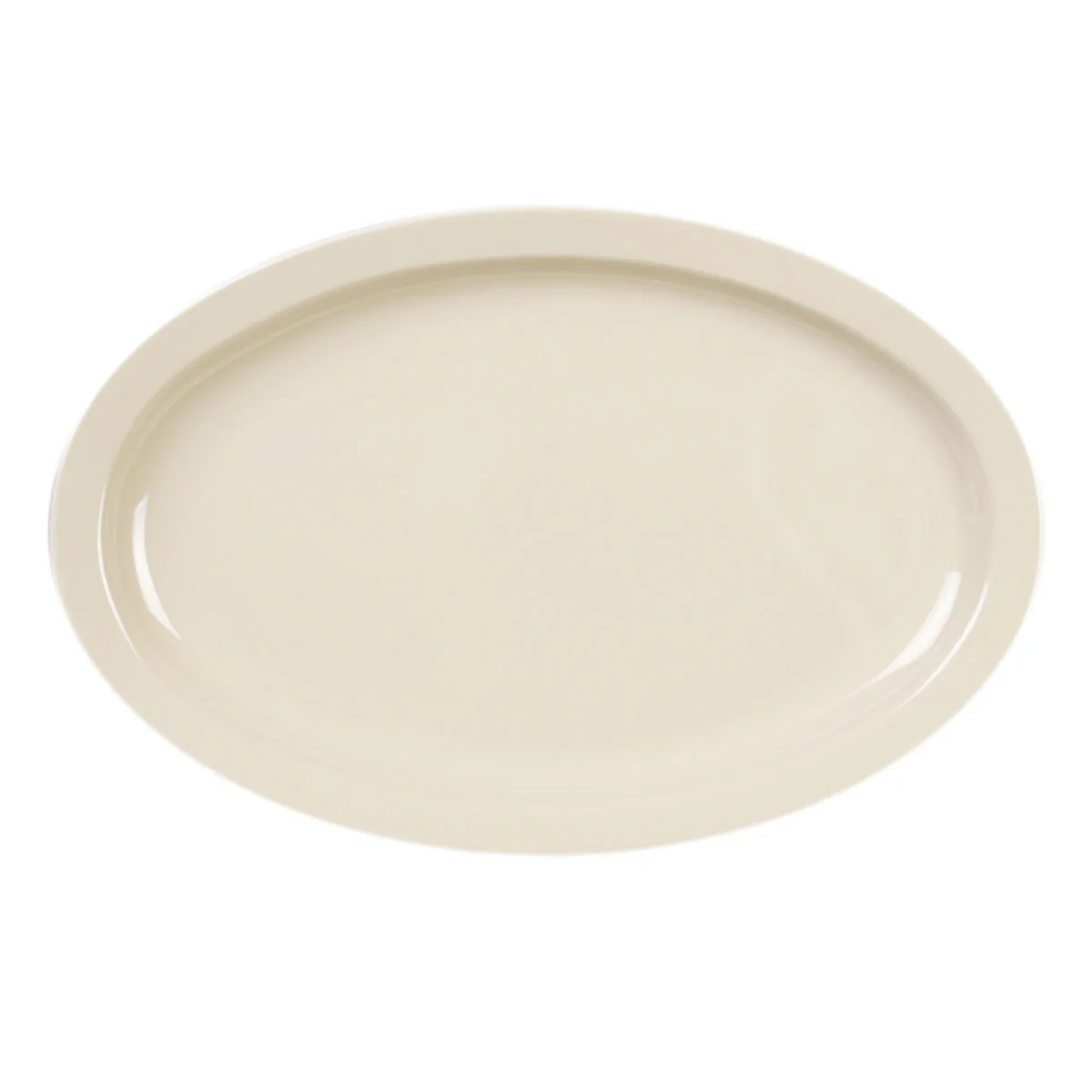 Thunder Group NS515T Nustone Oval Melamine Platter, Tan, 13-1/4" x 9-5/8"
