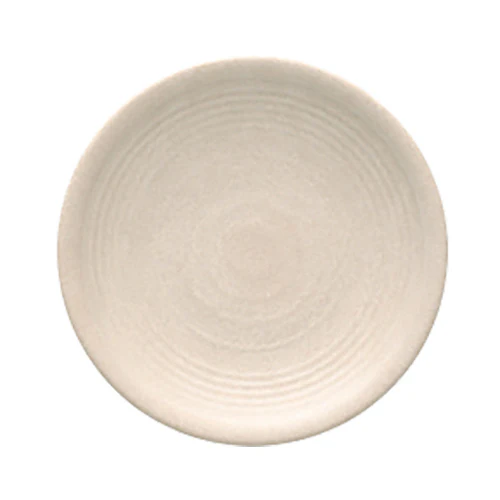 Tria 071851 Round Melamine Plate, Sandstone, 7-7/8"
