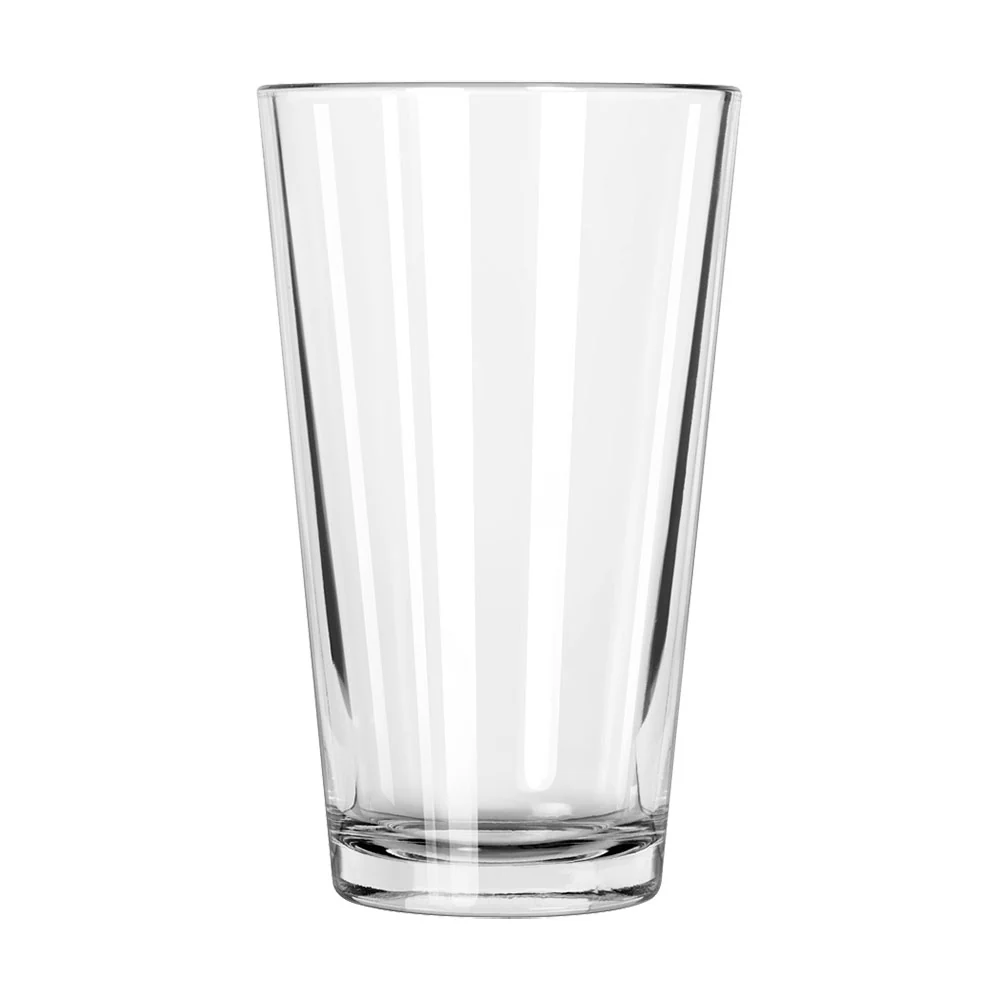 Trimark Libbey 15743 / 1639HT Restaurant Basics Mixing Glass, 16 oz., Case of 24