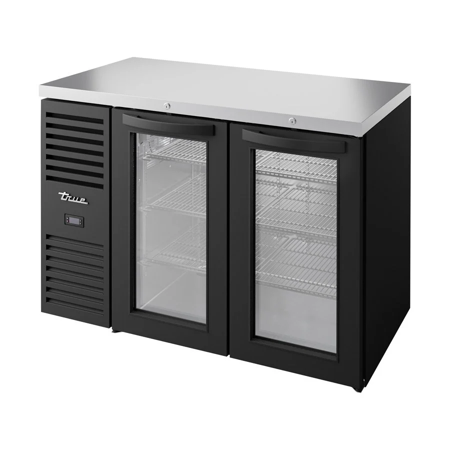 True TBR48-RISZ1-L-B-GG-1 Reach-In Single Zone Bar Refrigerator, Hinged Glass Doors, 48"