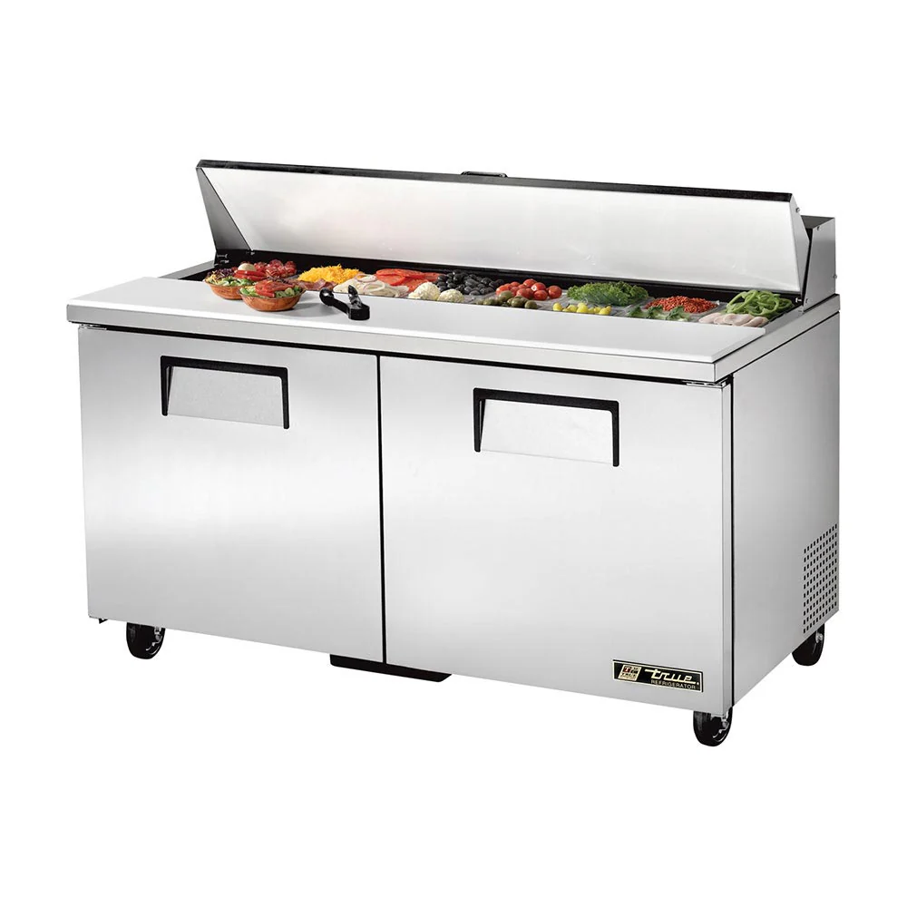 True TSSU-60-16-ADA-HC Solid 2 Door Sandwich / Salad Refrigerated Prep Table, 60"